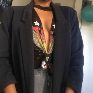Navy blue blazer